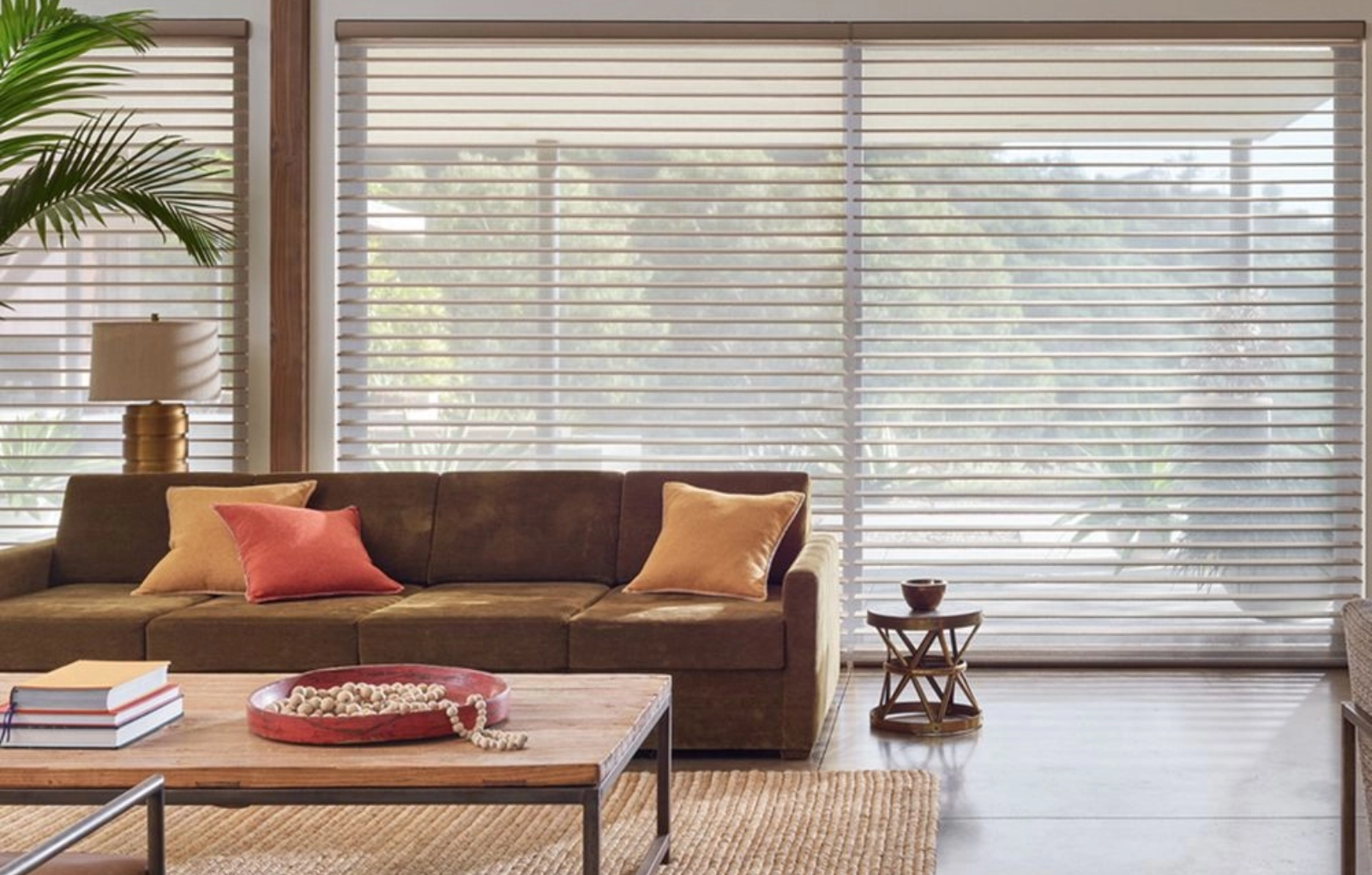 Hunter Douglas Silhouette® Blinds in Warm Tone Fabric